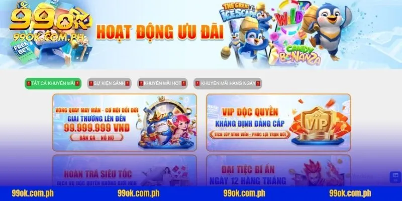 Mẹo cập nhật khuyến mãi 99OK